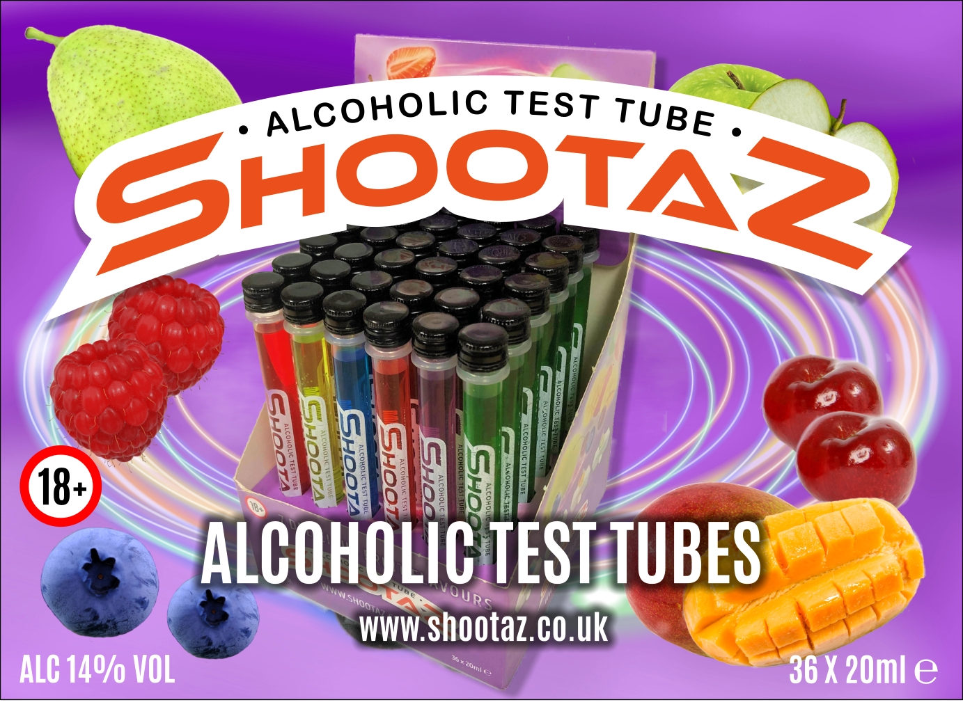 Shoortaz002 Shootaz alcoholic test tubes
